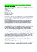 RNRF DCF COMPREHENSIVE EXAMS QUESTIONS AND ANSWERS 2025&sol;2026