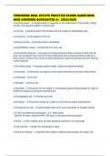 TENNESSEE REAL ESTATE PRACTICE EXAMS QUESTIONS AND ANSWERS GUARANTEE A&plus; 2025&sol;2026