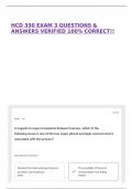 HCD 330 EXAM 3 QUESTIONS & ANSWERS VERIFIED 100&percnt; CORRECT&excl;&excl;