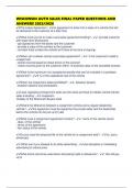 WISCONSIN AUTO SALES FINAL PAPER QUESTIONS AND ANSWERS 2025&sol;2026