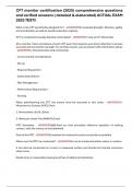 CFT monitor certification &lpar;2025&rpar; comprehensive questions and verified answers &lpar; detailed & elaborated&rpar; ACTUAL EXAM 2025 TEST&excl;&excl;