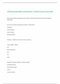 CCTN Exam with 100&percnt; Correct Answers &vert; Verified &vert;Latest version 2025