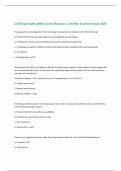 CCTN Exam with 100&percnt; Correct Answers &vert; Verified &vert;Latest version 2025