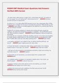 FISDAP EMT Medical Exam Questions And Answers  Verified 100&percnt; Correct  