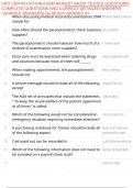 CPO CERTIFICATION EXAM NEWEST &vert;MOST TESTED QUESTIONS&vert; COMPLETE QUESTIONS AND CORRECT DETAILED ANSWERS &lpar;VERIFIED ANSWERS&rpar; &vert;ALREADY GRADED A&plus;