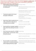 PAEA EOC & SUMMATIVE PRACTICE EXAM NEWEST COMPLETE 160 QUESTIONS AND CORRECT DETAILED ANSWERS &lpar;VERIFIED ANSWERS&rpar; &vert;ALREADY GRADED A&plus;
