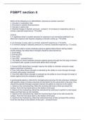 FSBPT section 4 Questions and Answers Latest Updated 2025