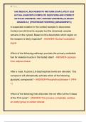 UNE MEDICAL BIOCHEMISTRY MIDTERM EXAM LATEST 2025  ACTUAL EXAM WITH COMPLETE QUESTIONS AND CORRECT  DETAILED ANSWERS &lpar;100&percnt; VERIFIED ANSWERS&rpar; &vert;ALREADY  GRADED A&plus;&vert; &vert;&vert;PROFESSOR VERIFIED&vert;&vert; &vert;&vert;BRANDNEW&excl;&excl;&excl;&vert;&vert;