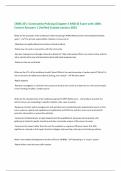 CRIM 251&colon; Community Policing &lpar;Chapter 3 AND 4&rpar; Exam with 100&percnt; Correct Answers &vert; Verified &vert;Latest version 2025