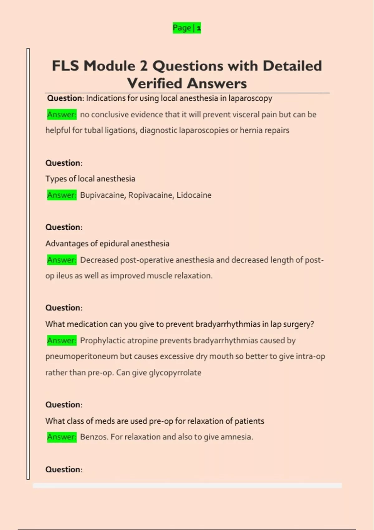 FLS Module 2 Questions with Detailed Verified Answers - FLS - Stuvia US