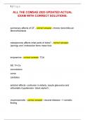 COMSAE Comprehensive Review &ndash; 2025 Updated Actual Exam with Correct Solutions