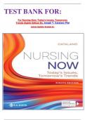 TEST BANK FOR&colon;  For Nursing Now&colon; Today's Issues&comma; Tomorrows Trends Eighth Edition By Joseph T&period; Catalano Phd Latest Update Graded A&plus;