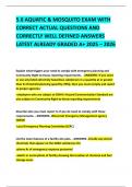 5&period;0 AQUATIC & MOSQUITO EXAM WITH CORRECT ACTUAL QUESTIONS AND CORRECTLY WELL DEFINED ANSWERS LATEST ALREADY GRADED A&plus; 2025 &ndash; 2026