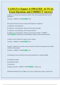 CAMATA Chapter 4 UPDATED  ACTUAL    Exam Questions and CORRECT Answers 