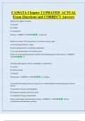 CAMATA Chapter 2 UPDATED  ACTUAL    Exam Questions and CORRECT Answers 