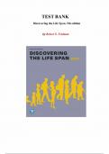 Test Bank for Discovering the Life Span&comma; 5th edition by Robert S&period; Feldman&comma; Chapter 1 to 10