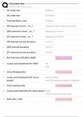 UCLA EKG TEST 2025 UPDATED ACTUAL EXAM WITH  CORRECT SOLUTIONS&period; 