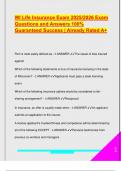 WI Life Insurance Exam 2025&sol;2026 &vert; 100&percnt; Correct Q&A Guide for Licensing & Certification Success