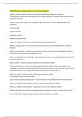 MAN 4583 Exam 2 Questions with Correct Answers Graded A&plus;