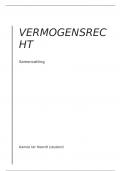 Vermogensrecht &ndash; Samenvatting van kernbegrippen&comma; overeenkomsten en goederenrecht &vert; Nederlands recht &vert; 2024&sol;2025 &vert; Uitgebreide samenvatting met wetsartikelen en uitleg