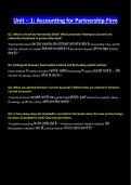 Partnership notes