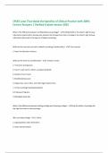 CPLEE Laws That Guide the Specifics of Clinical Practice with 100&percnt; Correct Answers &vert; Verified &vert;Latest version 2025