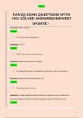 PAR DJJ EXAM QUESTIONS WITH  100&percnt; SOLVED ANSWERS&excl;&excl;&sol;NEWEST  UPDATE 