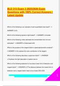 BLD 313 Exam 3 &ndash; 2025&sol;2026 Clinical Lab Science Study Guide with Verified Q&A on Spectrophotometry&comma; Enzymes&comma; and Immunoassays