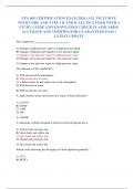 EPA 608 Certification Exam &vert; Core &plus; Type I&comma; II&comma; III &vert; Study Guide  &vert; Verified Q&A