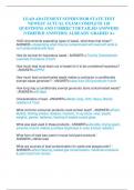 Lead Abatement Supervisor State Test &vert; 120 Verified Questions & Answers &vert; A&plus; Study Guide