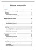 Samenvatting tentamen crisis