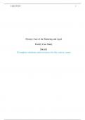 NR 601 Primary Care of the Maturing and Aged Family &vert; Case Study & Exam Solution Guide