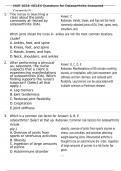 NUR 1024&colon; NCLEX Questions for Osteoarthritis Answered Correctly&excl;&excl;&excl;