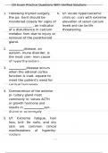OA Exam Practice Questions With Verified Solutions 