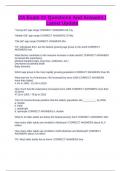 OA Exam &num;1 Questions And Answers &vert; Latest Update