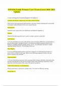 FNP 654 Family Primary Care I Exam &lpar;Latest 2024&sol; 2025 Update&rpar;