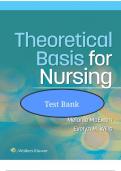 Test Bank For Theoretical Basis for Nursing&comma; 6th American Edition&comma; by Melanie McEwen&semi; Evelyn M&period; Wills&comma; All Chapters included with verified Answers
