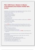 FSCJ 1460C Exam 2&colon; Module 3 & Module   4 Test Questions And Answers Verified 100&percnt;  Correct 