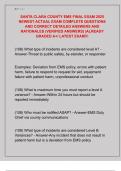 SANTA CLARA COUNTY EMS FINAL EXAM 2025  NEWEST ACTUAL EXAM COMPLETE QUESTIONS  AND CORRECT DETAILED ANSWERS AND  RATIONALES &lpar;VERIFIED ANSWERS&rpar; &vert;ALREADY  GRADED A&plus;&sol; LATEST EXAM&excl;&excl;&excl;