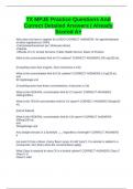 TX MPJE Practice Questions And Correct Detailed Answers &vert; Already Scored A&plus;