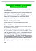 Texas MPJE 2025&vert;2026 Latest Update With Complete Solutions
