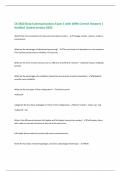 CS 3622 Data Communications Exam 1 with 100&percnt; Correct Answers &vert; Verified &vert;Latest version 2025