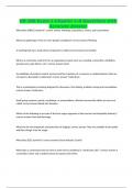 HB 380 Exam 1 Chapter 1-8 Questions with Accurate Answer