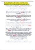 NU 674 PSYCHIATRIC MENTAL HEALTHCARE EXAM  &A  2024&sol;2025 &lbrack;PSYCHIATRIC MENTAL HEALTHCARE II REVIED&rsqb;&period;