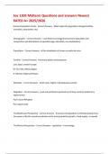 Soc 1305 Midterm Questions and answers Newest RATED A&plus; 2025&sol;2026 