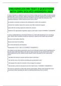 UWorldNCLEX-RN TEST 2 QUESTIONS WITH 100&percnt; SOLVED ANSWERS 2025