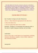 OM 300 CHILCUTT EXAM 1&comma; EXAM 2&comma; EXAM 3 AND FINAL EXAM 2025 EACH EXAM CONTAINS COMPLETE ACCURATE QUESTIONS AND CORRECT VERIFIED ANSWERS &lpar;A NEW UPDATED VERSIONS 2025&rpar; &vert;GUARANTEED PASS A&plus; &lpar;BRAND NEW&excl;&rpar; FULL REVISED EXAM OM 300 CHILCUTT ACTUAL EXAM