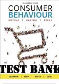 TEST BANK FOR CONSUMER BEHAVIOUR BUYING HAVING AND BEING EIGHTH CANADIAN EDITION NEWEST VERSIONS LATEST UPDATE 2025/26