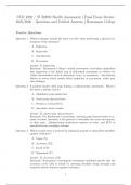 NUR 2092 &sol; NUR2092 Health Assessment &vert; Final Exam Review 2025&sol;2026 &ndash; Questions and Verified Answers &vert; Rasmussen College