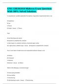 UNE CHEM1010 Midterm Exam Questions With 100&percnt; Solved Solutions&period;